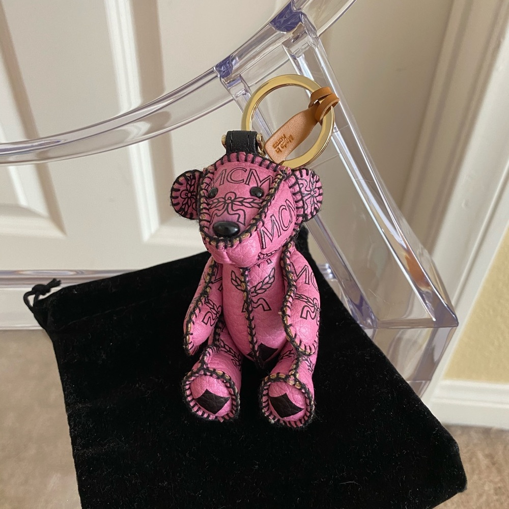 Mcm Teddy Bear key Charm New without tags